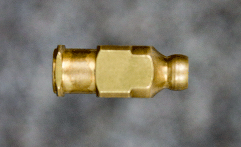 A1200 Female Luer Hub, 1/4 square, unplated